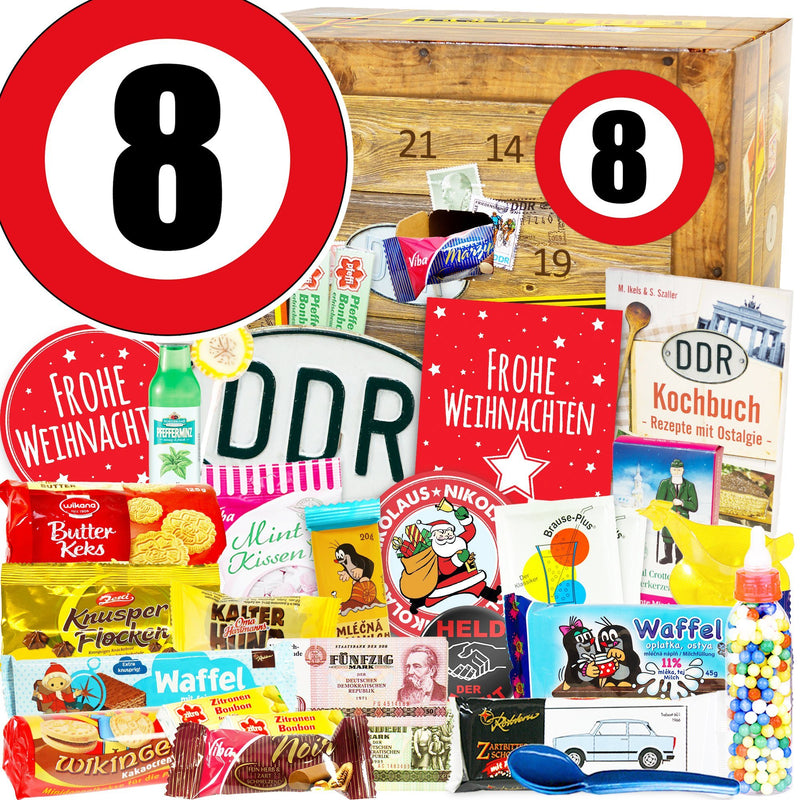Zahl 8 - DDR Adventskalender - Ossiladen I Ostprodukte Versand