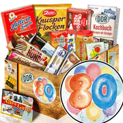 Zahl 80 - Süßigkeiten Set DDR L - Ossiladen I Ostprodukte Versand