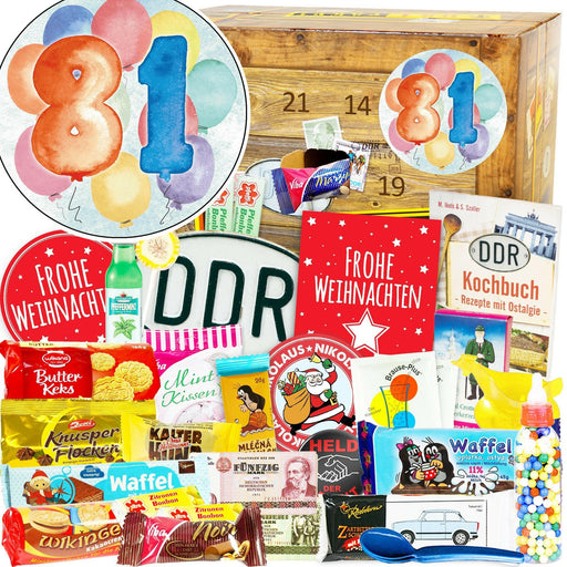 Zahl 81 - Adventskalender DDR - Ossiladen I Ostprodukte Versand