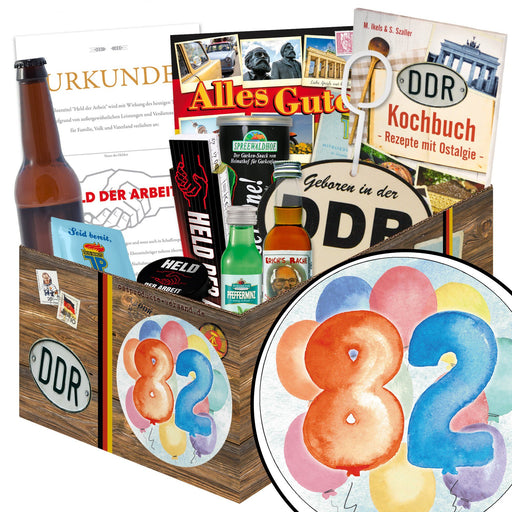 Zahl 82 - Geschenkset Ostpaket "Männer Box" - Ossiladen I Ostprodukte Versand