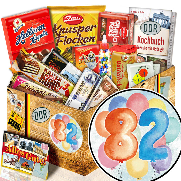 Zahl 82 - Süßigkeiten Set DDR L - Ossiladen I Ostprodukte Versand