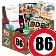 Zahl 86 - Geschenkset Ostpaket "Männer Box" - Ossiladen I Ostprodukte Versand