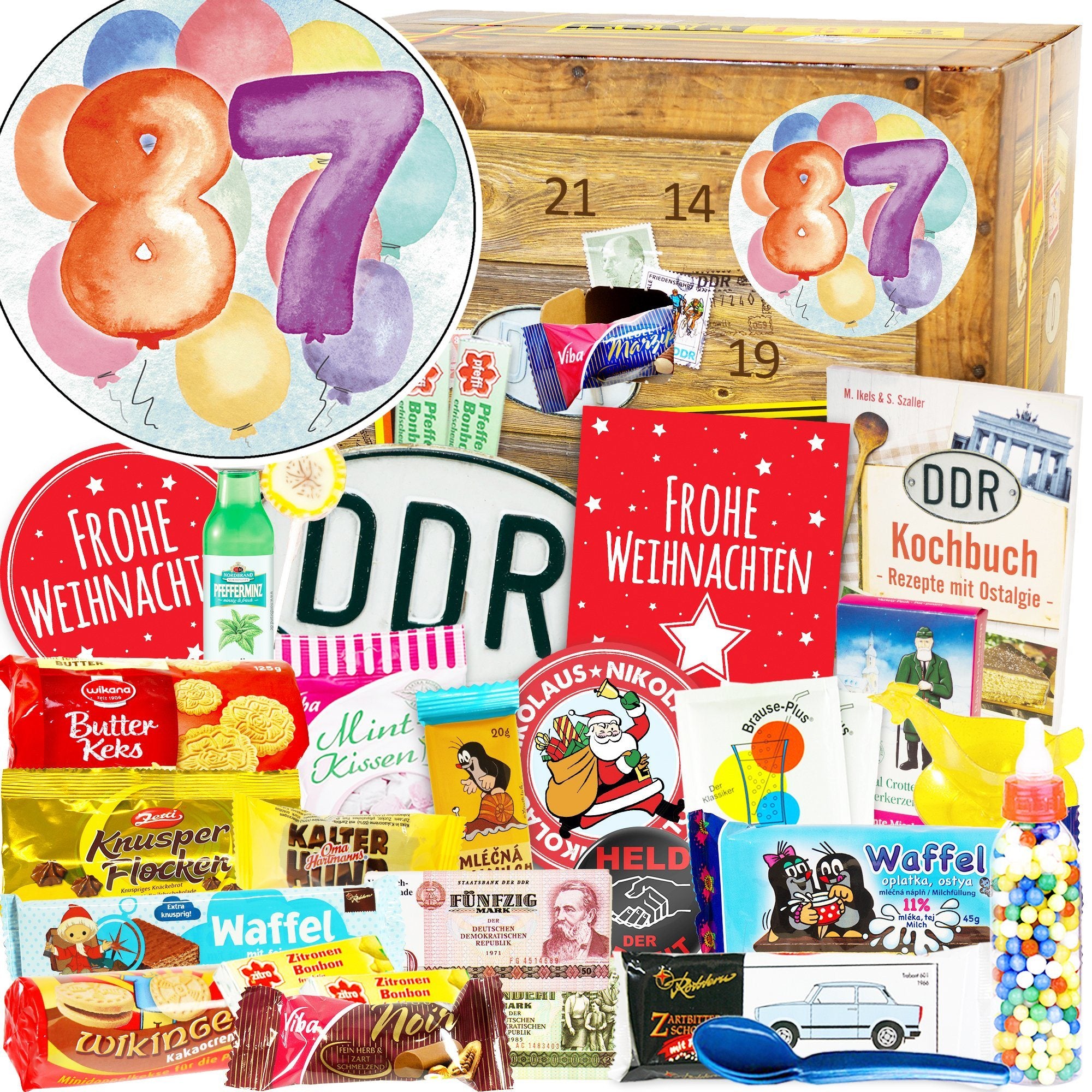 Zahl 87 - Adventskalender DDR - Ossiladen I Ostprodukte Versand