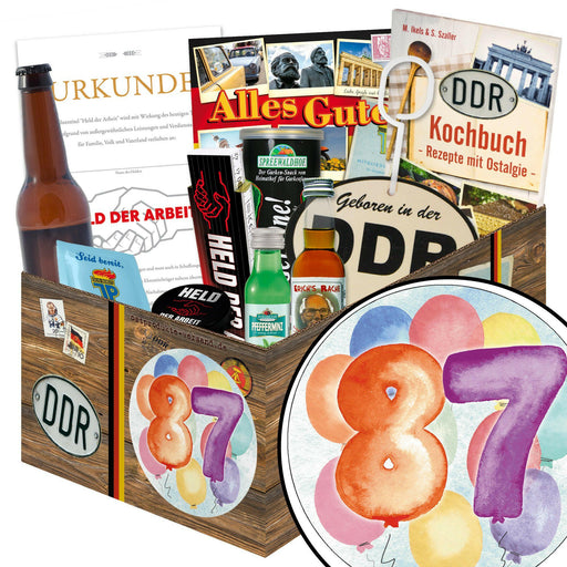 Zahl 87 - Geschenkset Ostpaket "Männer Box" - Ossiladen I Ostprodukte Versand