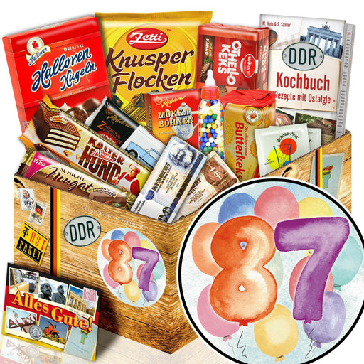 Zahl 87 - Süßigkeiten Set DDR L - Ossiladen I Ostprodukte Versand