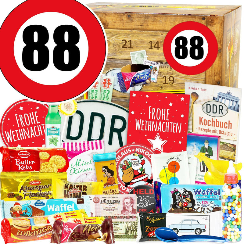 Zahl 88 - DDR Adventskalender - Ossiladen I Ostprodukte Versand