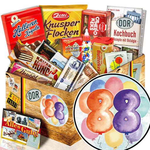 Zahl 88 - Süßigkeiten Set DDR L - Ossiladen I Ostprodukte Versand
