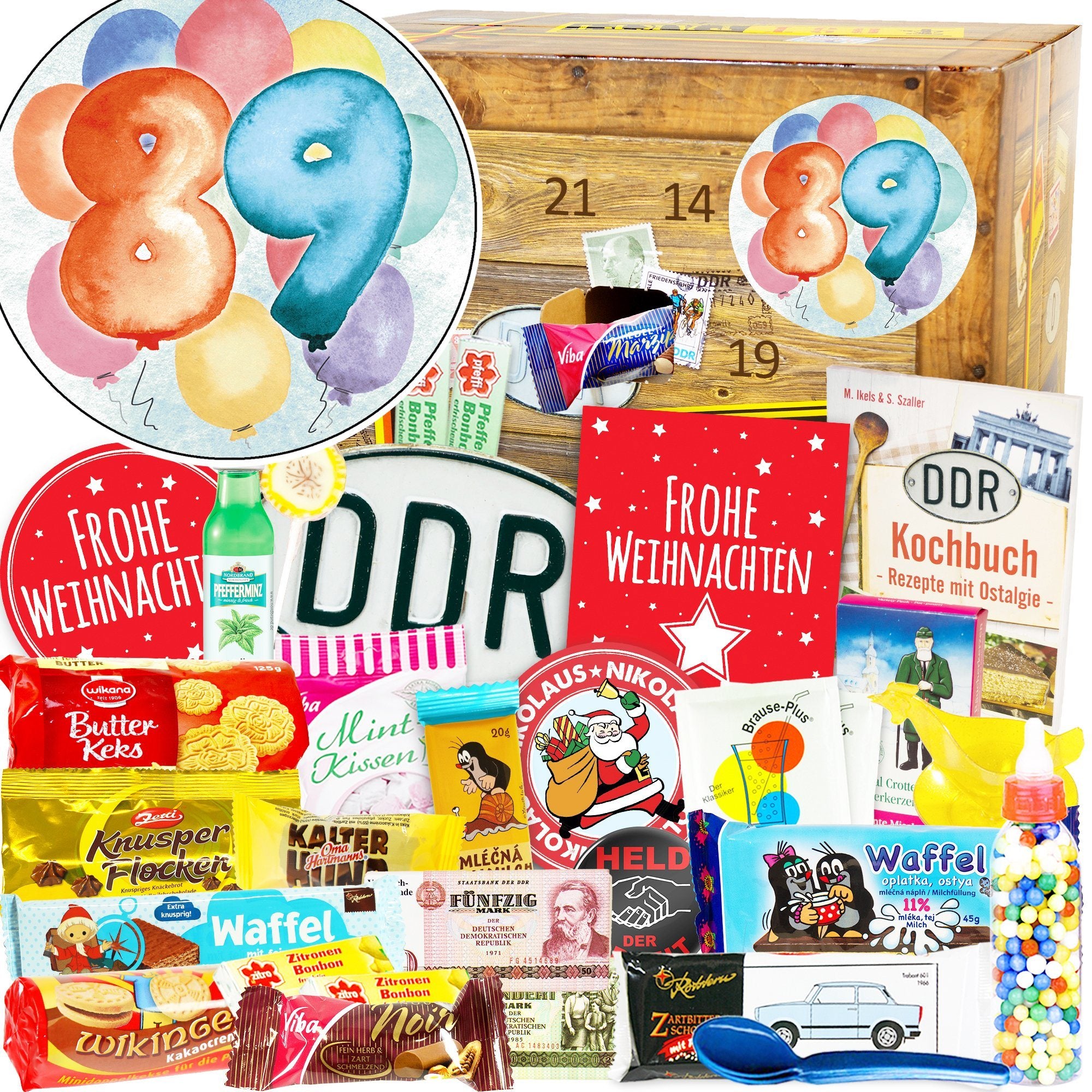 Zahl 89 - Adventskalender DDR - Ossiladen I Ostprodukte Versand