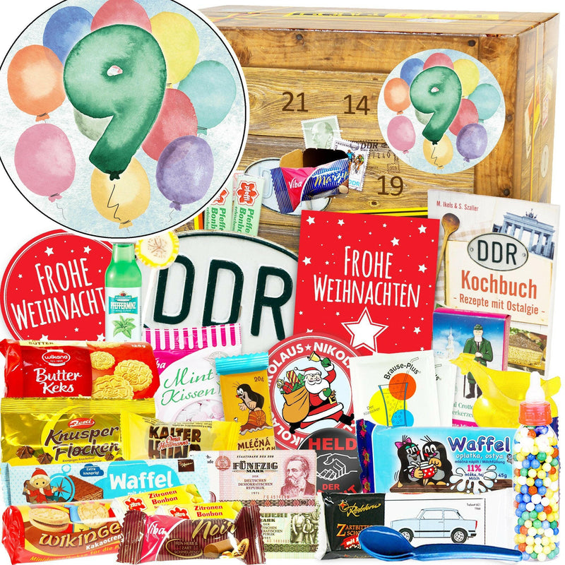 Zahl 9 - Adventskalender DDR - Ossiladen I Ostprodukte Versand