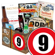 Zahl 9 - Geschenkset Ostpaket "Männer Box" - Ossiladen I Ostprodukte Versand