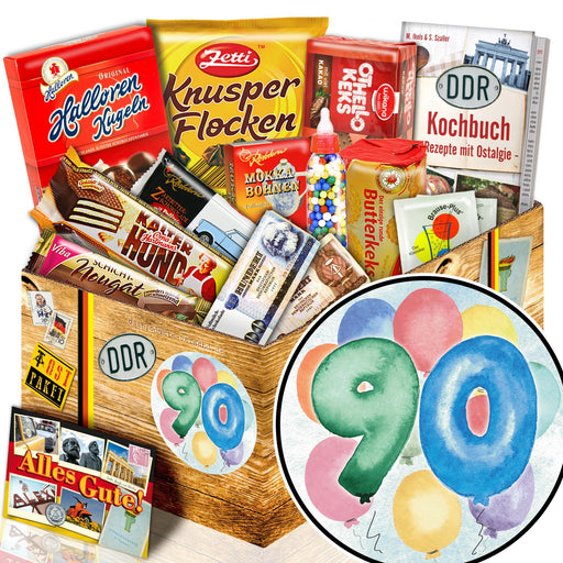 Zahl 90 - Süßigkeiten Set DDR L - Ossiladen I Ostprodukte Versand