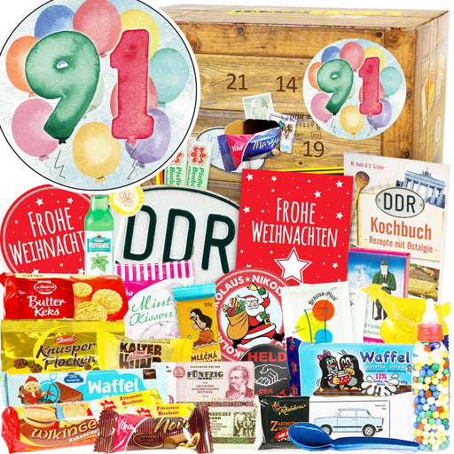 Zahl 91 - Adventskalender DDR - Ossiladen I Ostprodukte Versand