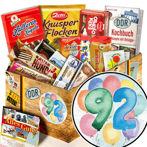 Zahl 92 - Süßigkeiten Set DDR L - Ossiladen I Ostprodukte Versand