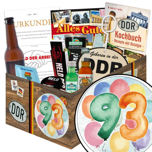 Zahl 93 - Geschenkset Ostpaket "Männer Box" - Ossiladen I Ostprodukte Versand