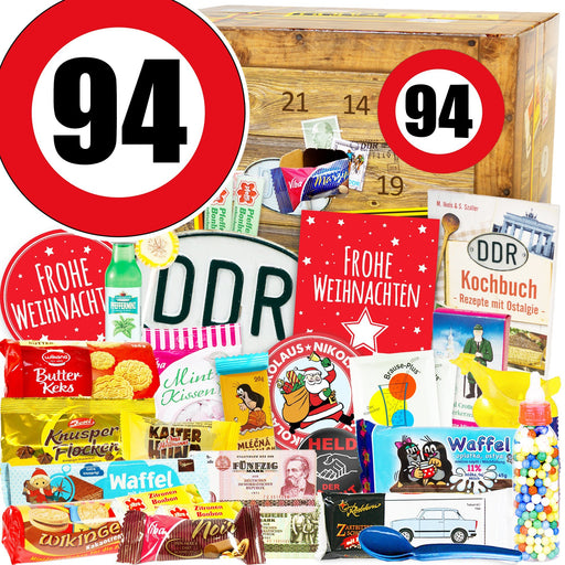Zahl 94 - DDR Adventskalender - Ossiladen I Ostprodukte Versand