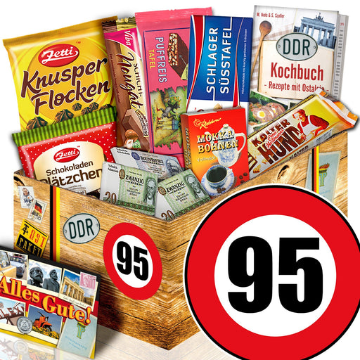 Zahl 95 - Geschenkset Ostpaket "Schokoladenbox M" - Ossiladen I Ostprodukte Versand