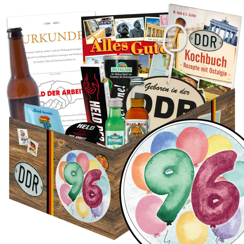 Zahl 96 - Geschenkset Ostpaket "Männer Box" - Ossiladen I Ostprodukte Versand