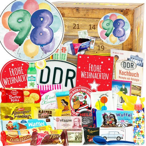 Zahl 98 - Adventskalender DDR - Ossiladen I Ostprodukte Versand