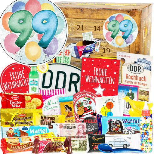 Zahl 99 - Adventskalender DDR - Ossiladen I Ostprodukte Versand