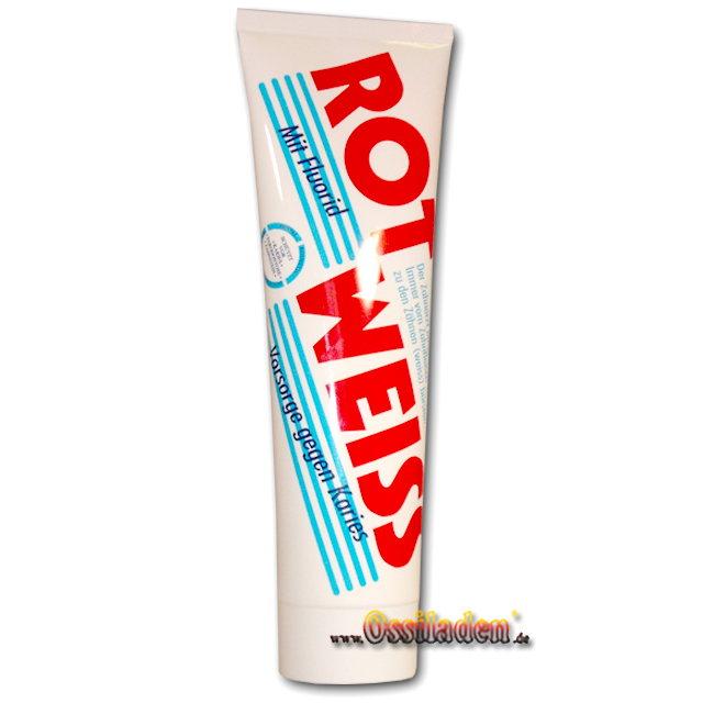Zahncreme Rot-Weiss