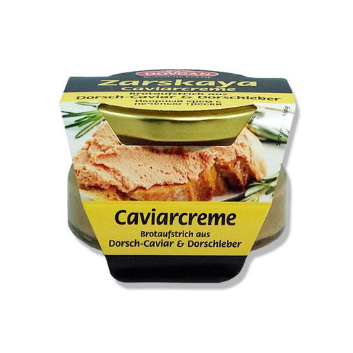 "Zarskaya Caviarcreme "Dorsch-Caviar & Dorschleber" 120g"