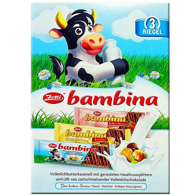 Zetti Bambina 3 leckere Sorten - Riegel