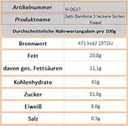 Zetti Bambina 3 leckere Sorten - Riegel