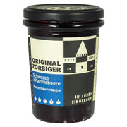 Zörbiger schwarze Johannisbeer Fruchtaufstrich - Ossiladen I Ostprodukte Versand