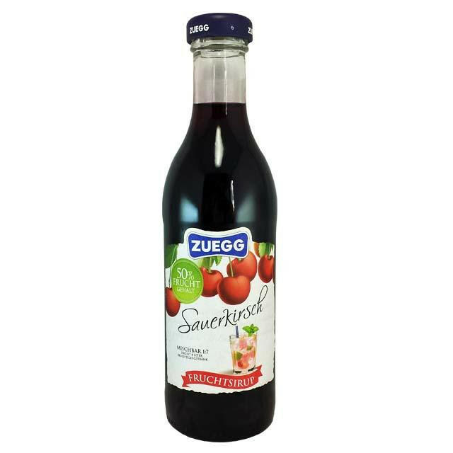 ZUEGG Sauerkirsch Fruchtsirup (Zörbiger), 425ml