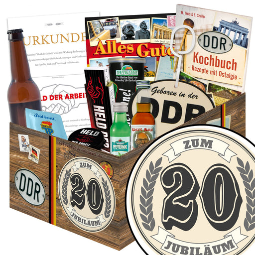 Zum 20 Jubiläum - Geschenkset Ostpaket "Männer Box" - Ossiladen I Ostprodukte Versand