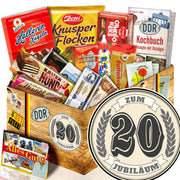 Zum 20 Jubiläum - Süßigkeiten Set DDR L - Ossiladen I Ostprodukte Versand