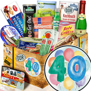 Zum 40. Geburtstag - Spezialitäten Set M - Ossiladen I Ostprodukte Versand