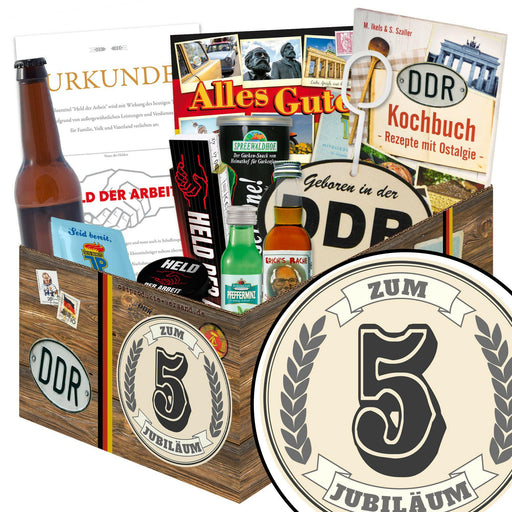 Zum 5 Jubiläum - Geschenkset Ostpaket "Männer Box" - Ossiladen I Ostprodukte Versand