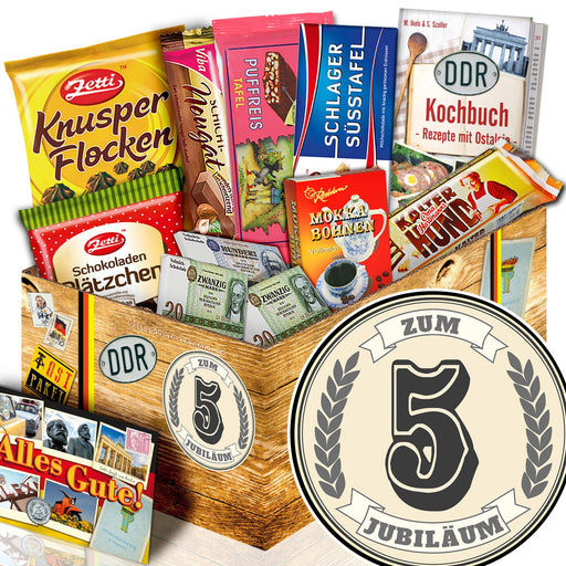 Zum 5 Jubiläum - Geschenkset Ostpaket "Schokoladenbox M" - Ossiladen I Ostprodukte Versand