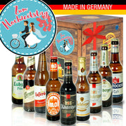 Zum Hochzeitstag - Geschenkbox "Ostbiere" 9er Set - Ossiladen I Ostprodukte Versand
