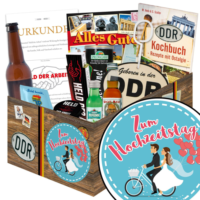 Zum Hochzeitstag - Geschenkset Ostpaket "Männer Box" - Ossiladen I Ostprodukte Versand