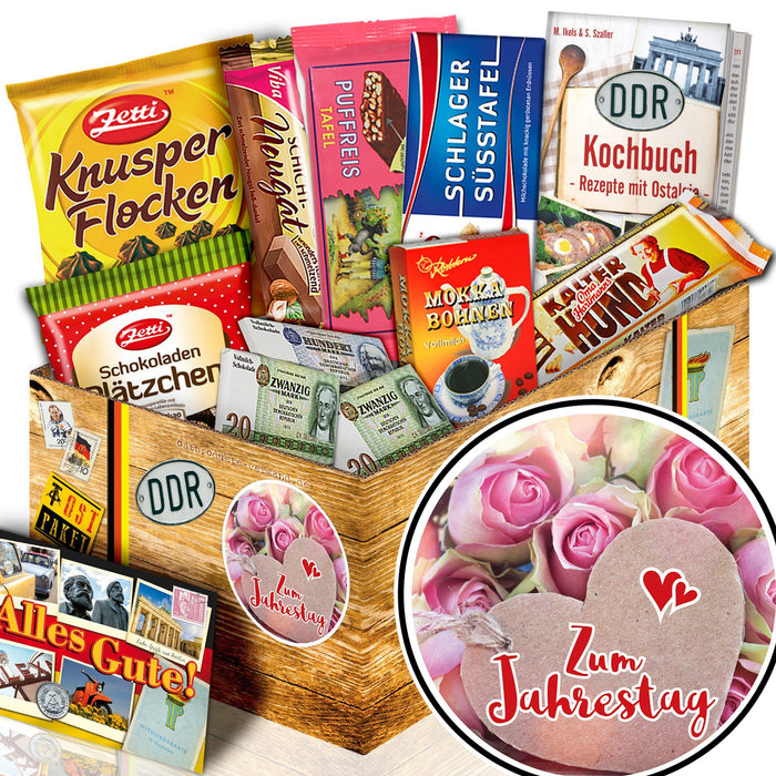 Zum Jahrestag - Geschenkset Ostpaket "Schokoladenbox M" - Ossiladen I Ostprodukte Versand