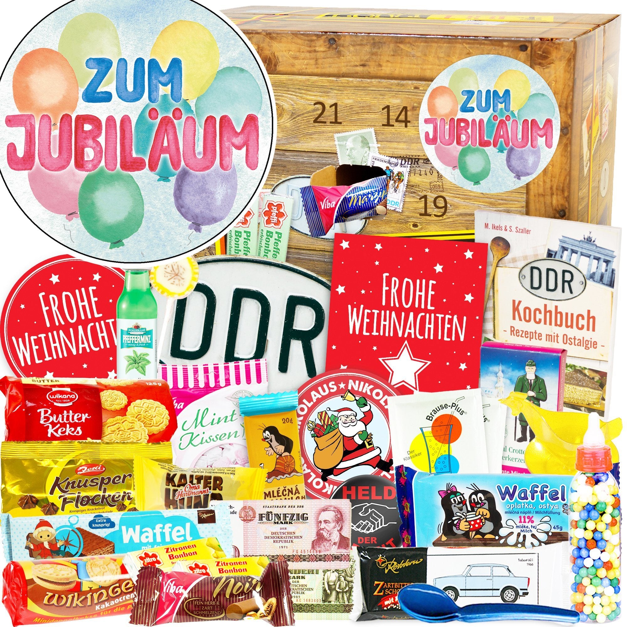 Zum Jubiläum - DDR Adventskalender - Ossiladen I Ostprodukte Versand