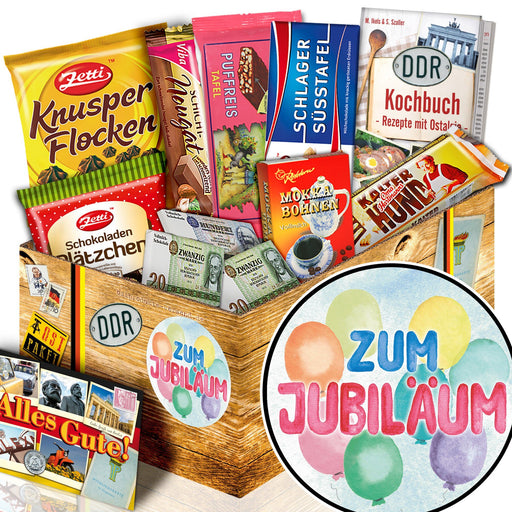 Zum Jubiläum - Geschenkset Ostpaket "Schokoladenbox M" - Ossiladen I Ostprodukte Versand