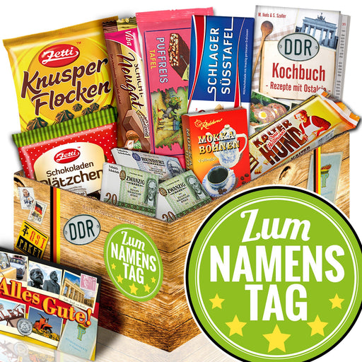 Zum Namenstag - Geschenkset Ostpaket "Schokoladenbox M" - Ossiladen I Ostprodukte Versand