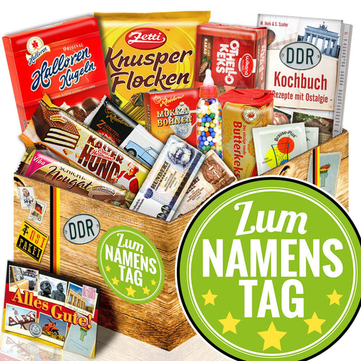 Zum Namenstag - Süßigkeiten Set DDR L - Ossiladen I Ostprodukte Versand