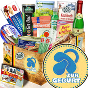 Zur Geburt blau - Spezialitäten Set M - Ossiladen I Ostprodukte Versand