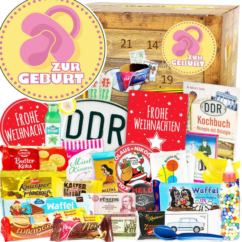 Zur Geburt rosa - DDR Adventskalender - Ossiladen I Ostprodukte Versand