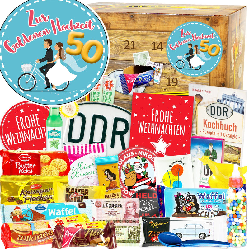 Zur Goldenen Hochzeit - DDR Adventskalender - Ossiladen I Ostprodukte Versand