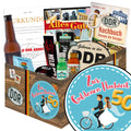 Zur Goldenen Hochzeit - Geschenkset Ostpaket "Männer Box" - Ossiladen I Ostprodukte Versand