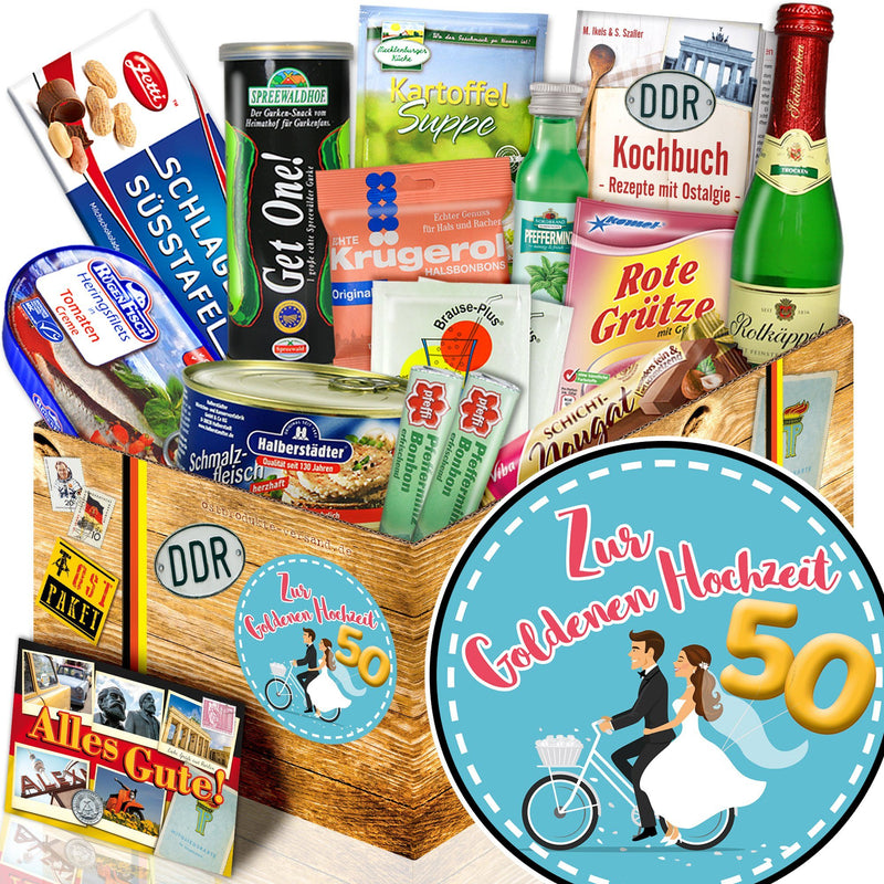 Zur Goldenen Hochzeit - Spezialitäten Set M - Ossiladen I Ostprodukte Versand