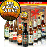 Zur Jugendweihe - Geschenkbox "Ostbiere" 9er Set - Ossiladen I Ostprodukte Versand