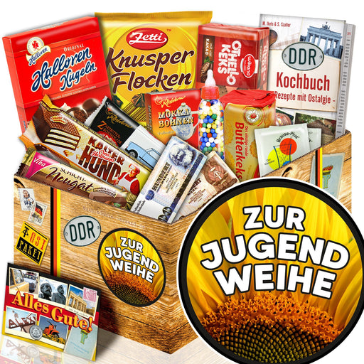 Zur Jugendweihe - Süßigkeiten Set DDR L - Ossiladen I Ostprodukte Versand