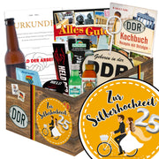 Zur Silberhochzeit - Geschenkset Ostpaket "Männer Box" - Ossiladen I Ostprodukte Versand