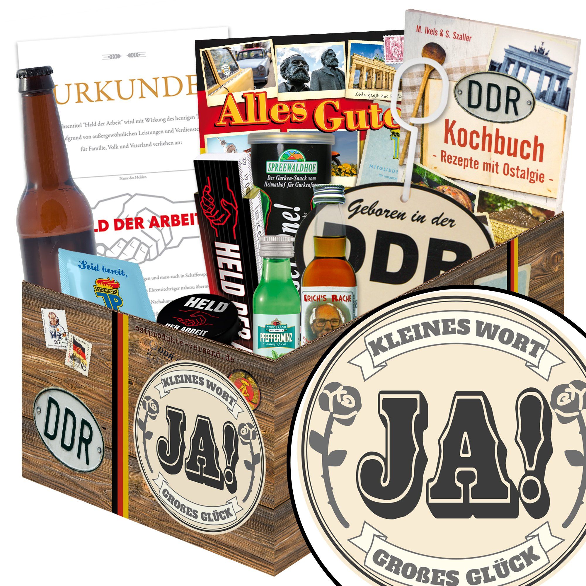 Zur Verlobung - Geschenkset Ostpaket "Männer Box" - Ossiladen I Ostprodukte Versand